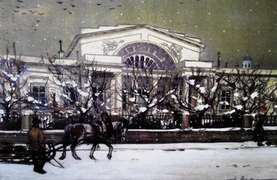 La casa del principe Gagarin sul viale Novinsky a Mosca da Aleksandr Lozhkin